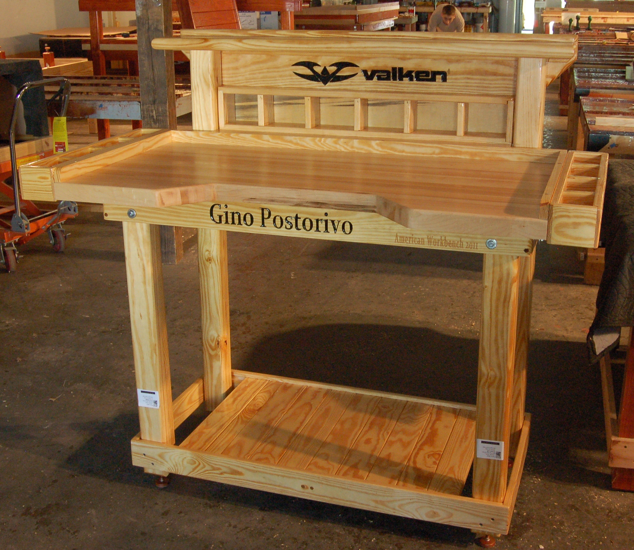 American Workbench : Garage Wooden Work Bench Plans 