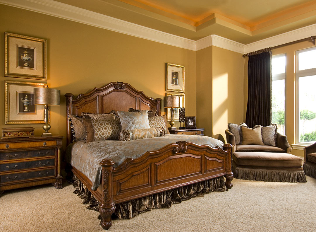bedroom design ideas for luxury with wooden bedding