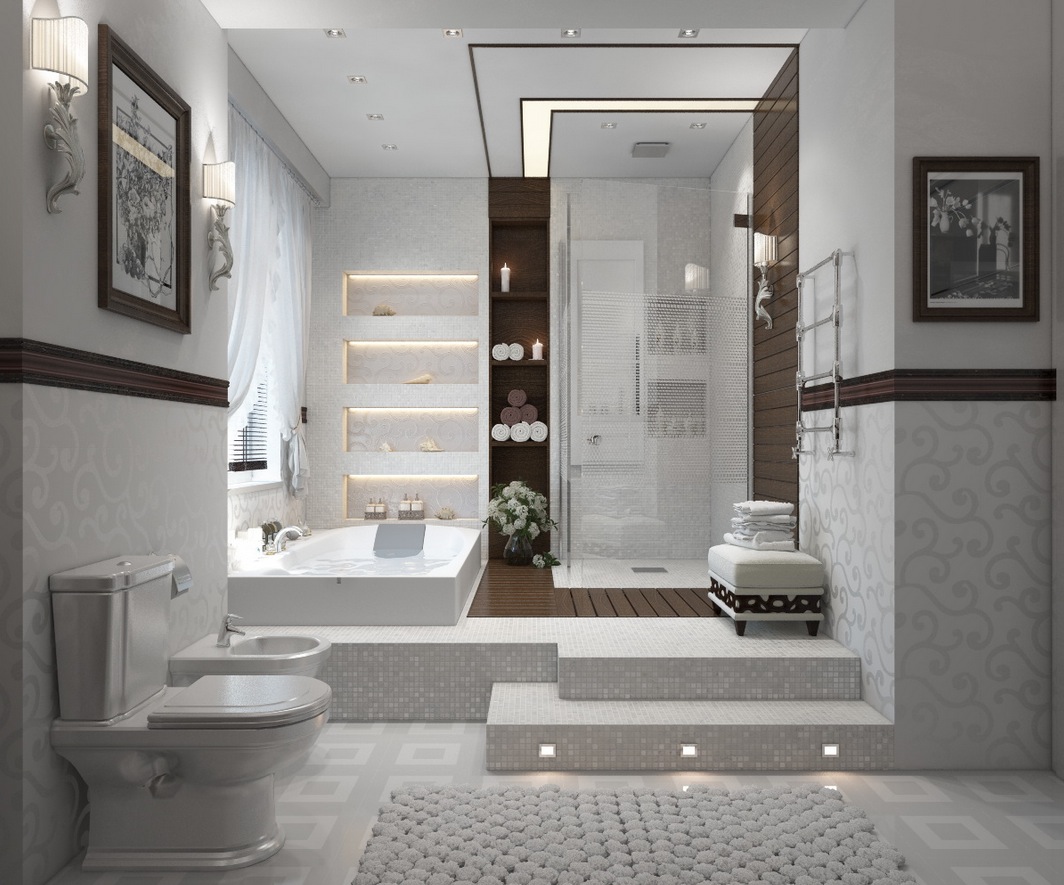 contemporary modern bathroom design ideas
