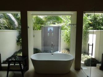 Exotic bathroom designs with nice glass