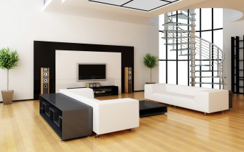 Minimalist interior design for living room 2