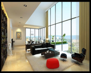 Modern living room for home and apartment