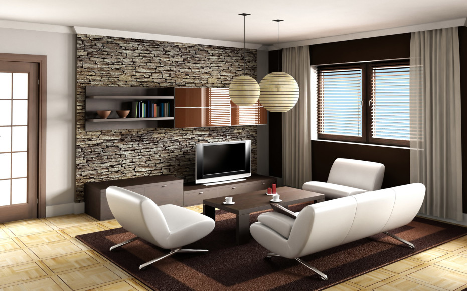 Simple Modern Living Room Interior Design