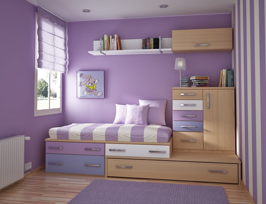 Teenage Bedroom Painting Ideas Purple