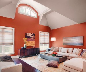 Color Schemes for Living Rooms brown color
