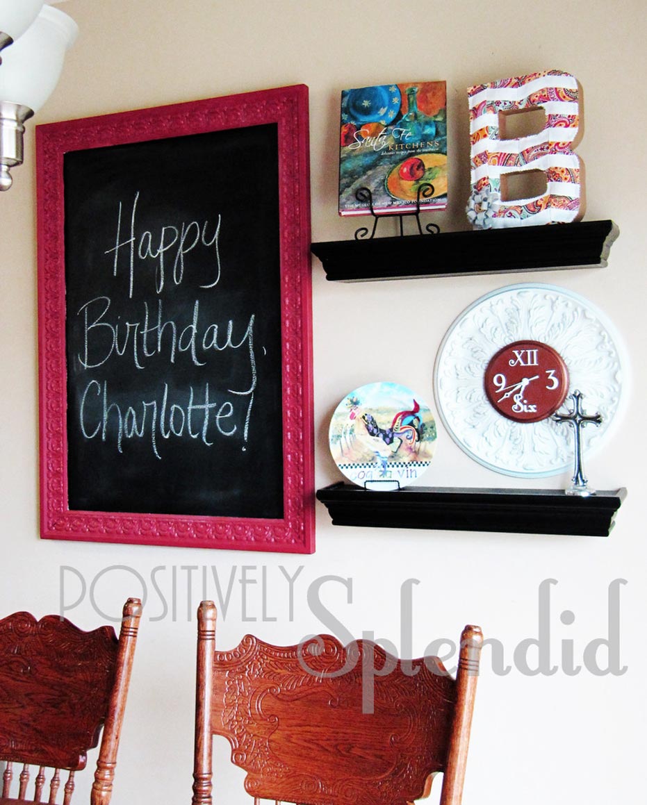 simple wall and Decorative Chalkboards