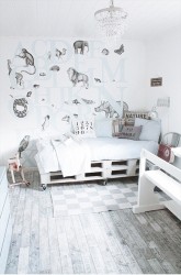 Wood Pallet Furniture Idea white room