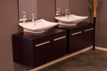 Contemporary double sink bathroom vanity ideas