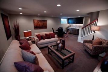 Living space basement remodel 7