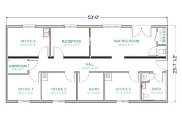 Medical office layout plan