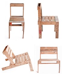 Wood pallet chairs project