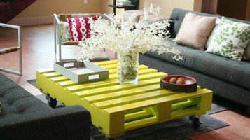 Wood pallet coffee table project