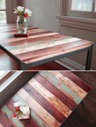 Wood pallet dining table project