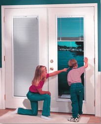 French Patio Doors With Built In Blinds 3