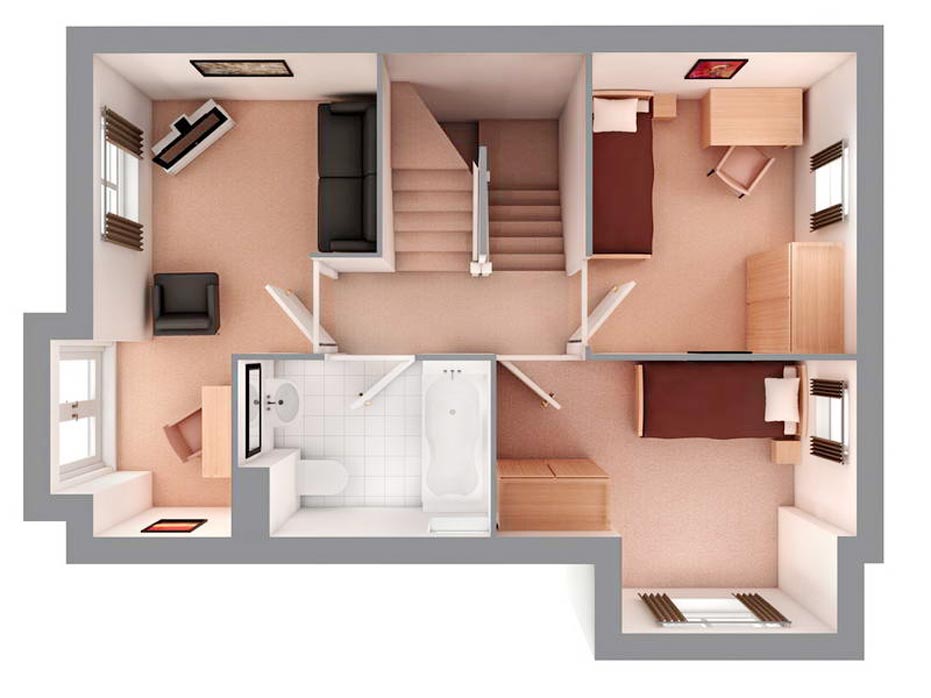 Master Bedroom Color Schemes Addition Floor Plans 6