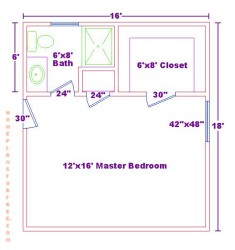 Master Bedroom Color Schemes Addition Floor Plans 7