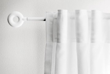 Double Bow Window Curtain Rods IKEA For Your Window Treatment