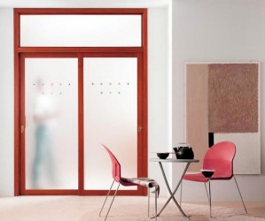 Interior storm doors for french doors with frosted glass