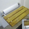 931x698px The Art Of Folding Teak Wood Shower Bench Picture in Interior Designs
