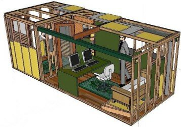 Casa Feita De Contêiner