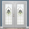 Doral Etched Glass Door Panels