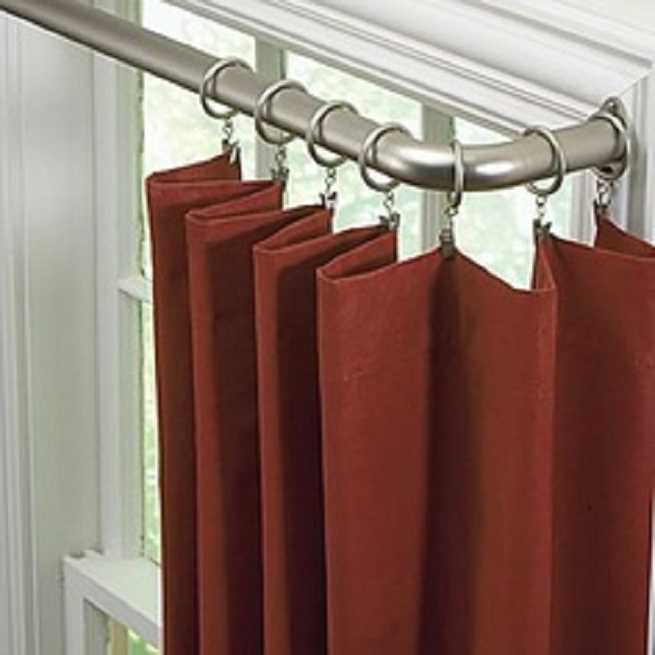 Double curtain rods