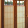 French doors cellular shades