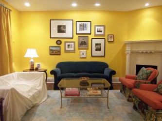 YELLOW Wall Painting Designs Images