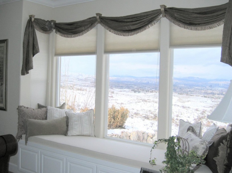 White Bay Window Seat Cushions Covers
