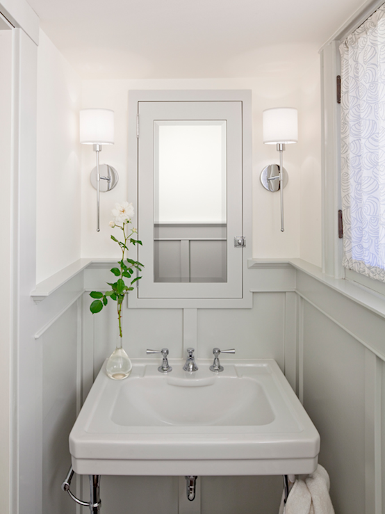 Charming Wainscoting In Bathroom