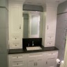 Custom Made Bathroom Vanity And Linen Cabinet