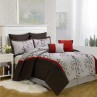 Piece King Brookfield Embroidered Comforter Set