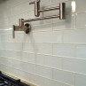 White Glass Subway Tile  Image Gallery