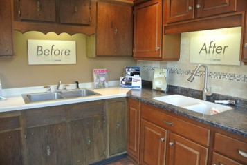 Painting Kitchen Cabinets Before And After