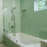 subway tile in bathroom product Image