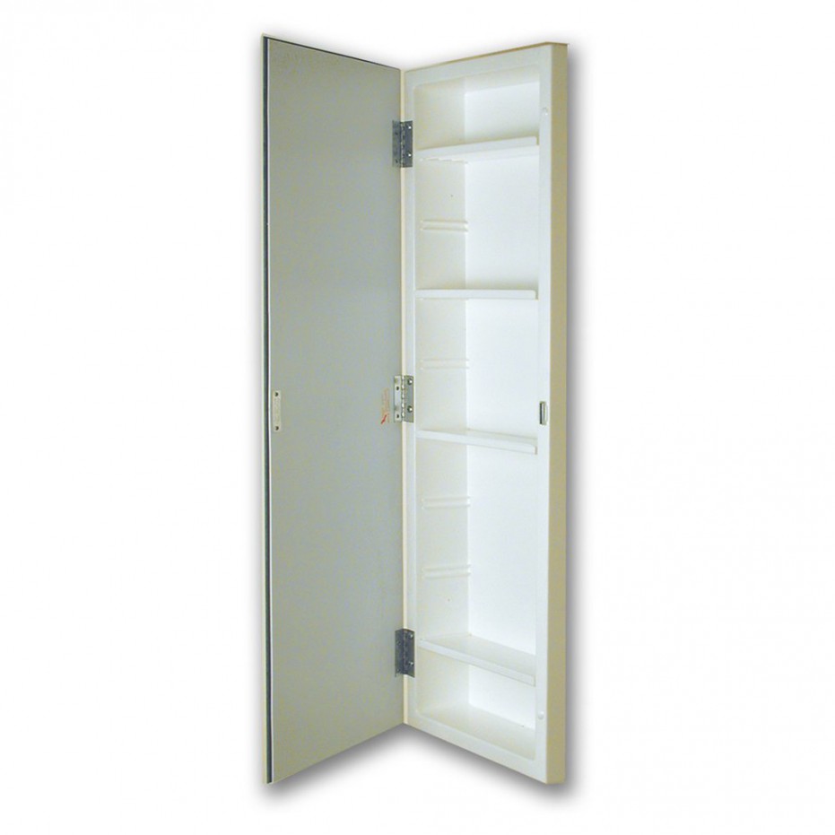 White  Mirrored Medicine Cabinet