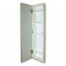 white  mirrored medicine cabinet