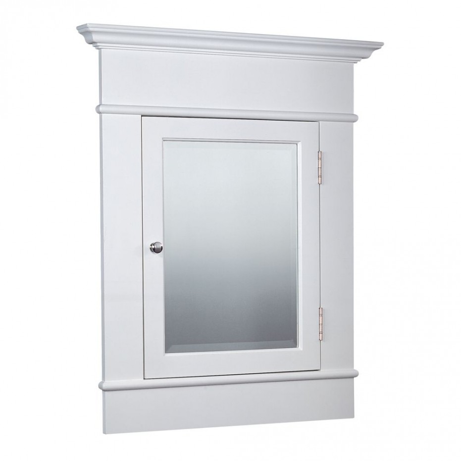 White Recessed Medicine Cabinet